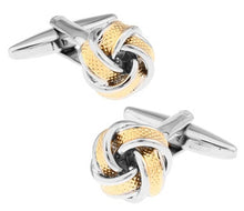 Load image into Gallery viewer, Free shipping Black Cufflinks for men fashion knot design top quality copper hotsale cufflinks whoelsale&amp;retail