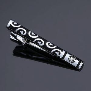 DY new high-quality enamel men's wedding tie clip high-end brand luxury design exquisite pattern crystal tie clip Free Delivery